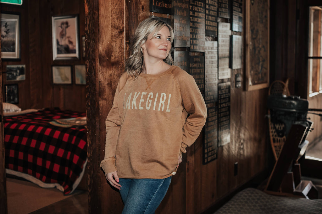 Pumpkin Lake Girl Fleece Crew Neck