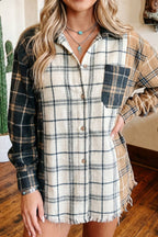 Bella Plaid Button-Up Shacket
