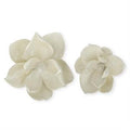 White Resin Magnolia Bloom