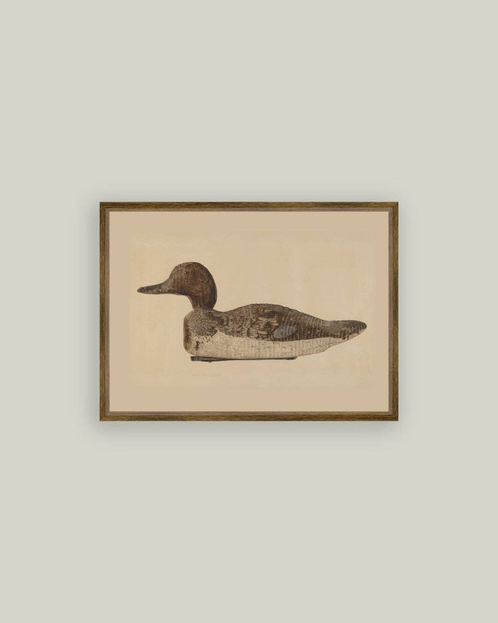 PL Wooden Duck Decoy