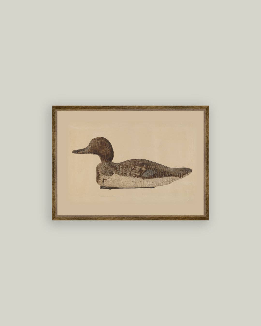 PL Wooden Duck Decoy
