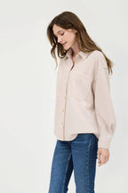 Rachel Rib Knit Button Up