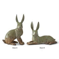 Green Resin Garden Rabbit