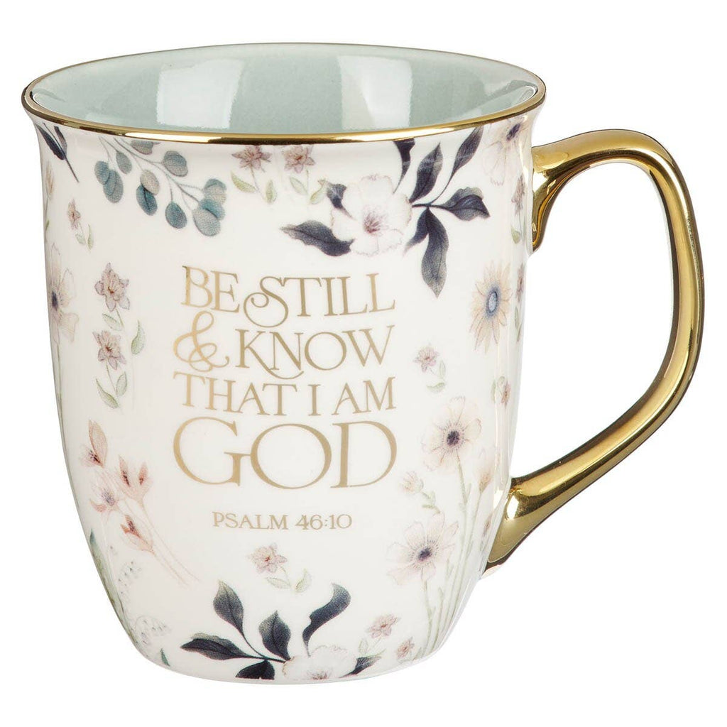 Mug Teal Be Still