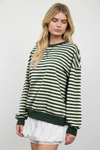 Josie V Stitch Stripe Long Sleeve
