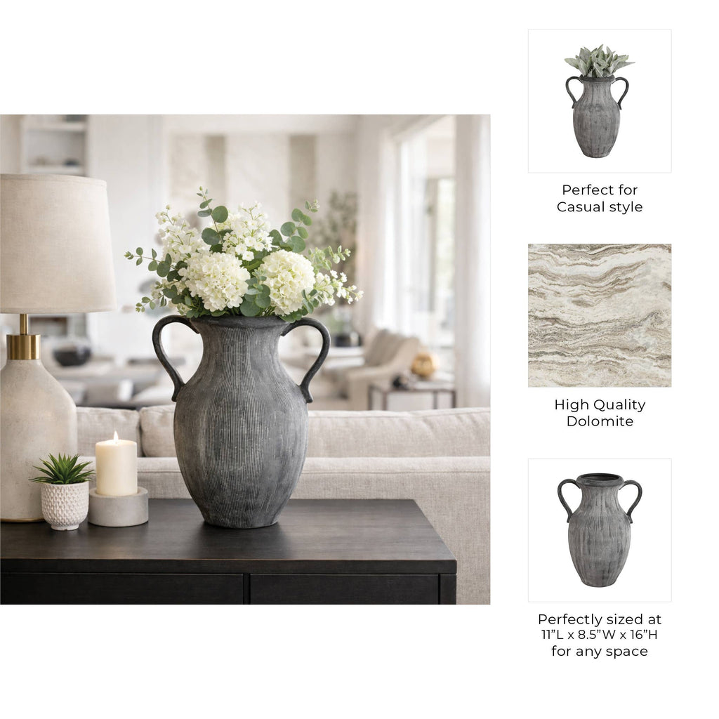 15in Vase with Handles