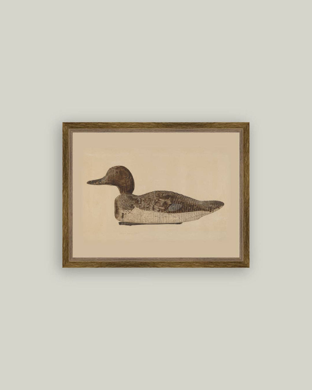 PL Wooden Duck Decoy
