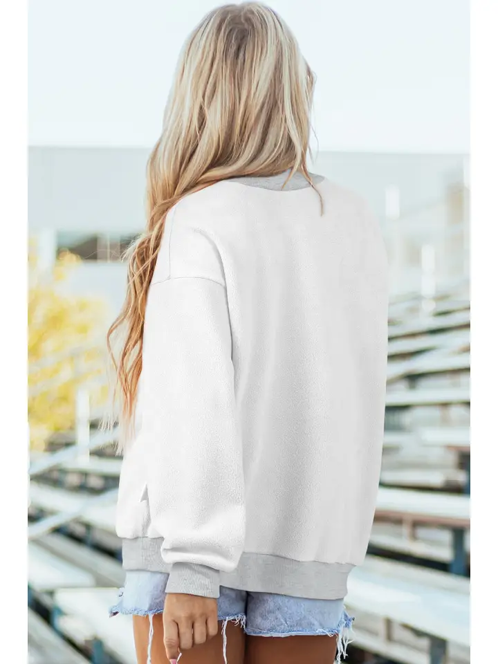 Faith Mock Neck Pullover