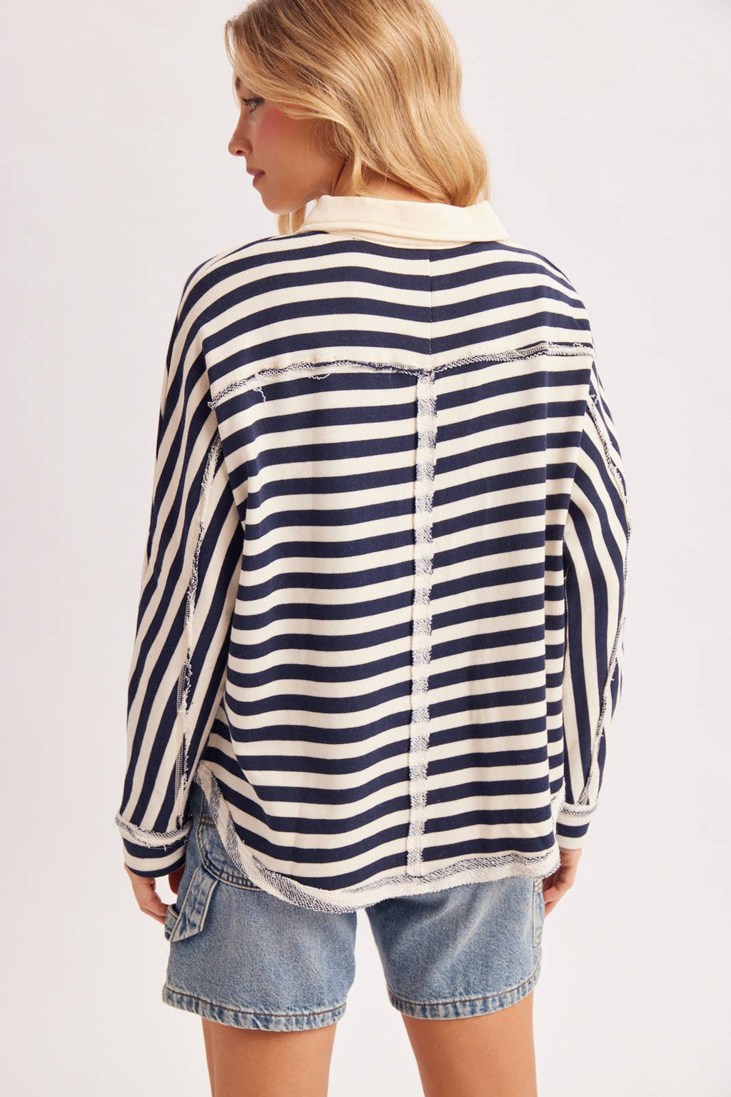 Ivy Strip Button Up