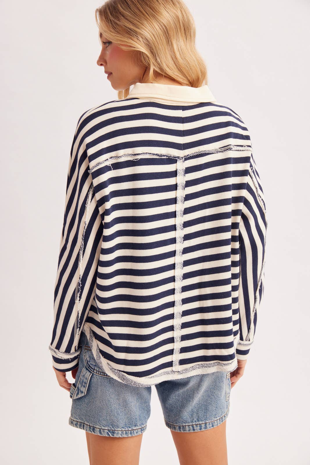 Ivy Strip Button Up