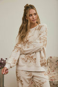 Floral Toile Crew Neck