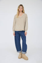 Zoe Washed Knit Top
