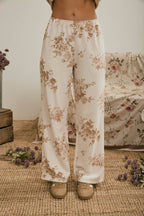 Floral Toile Lounge Pants