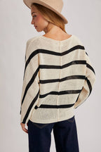 Amelia Strip Pullover