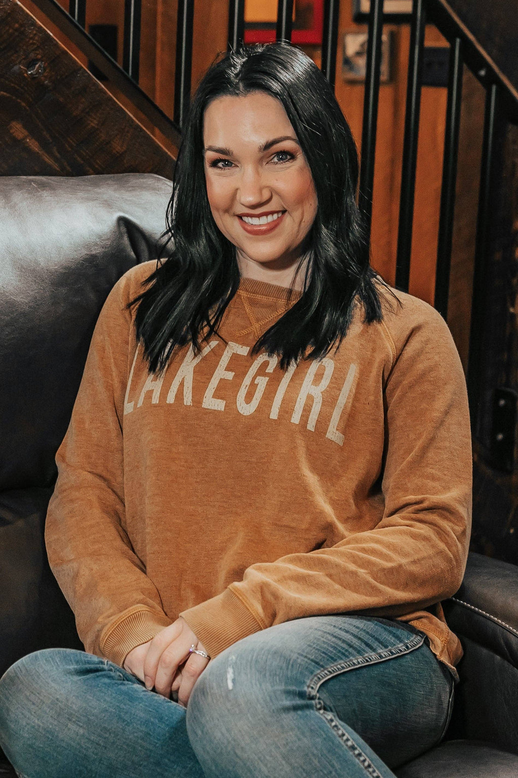 Pumpkin Lake Girl Fleece Crew Neck