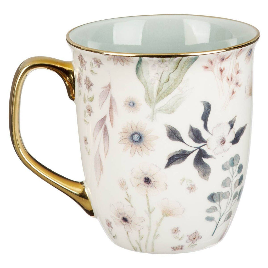Mug Teal Be Still