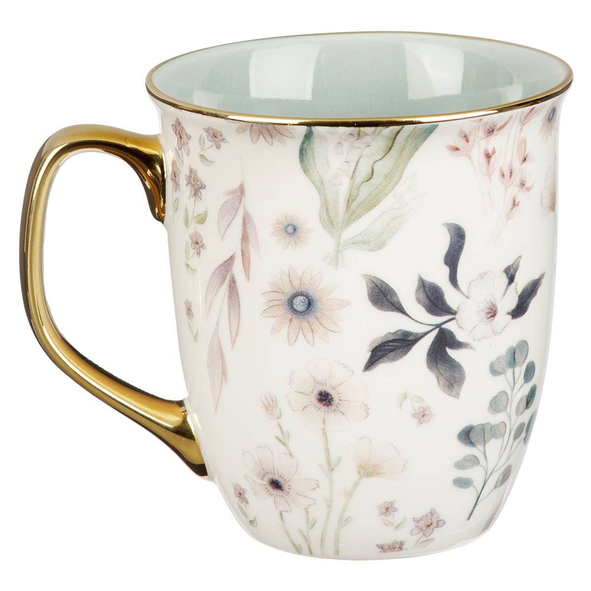 Mug Teal Be Still