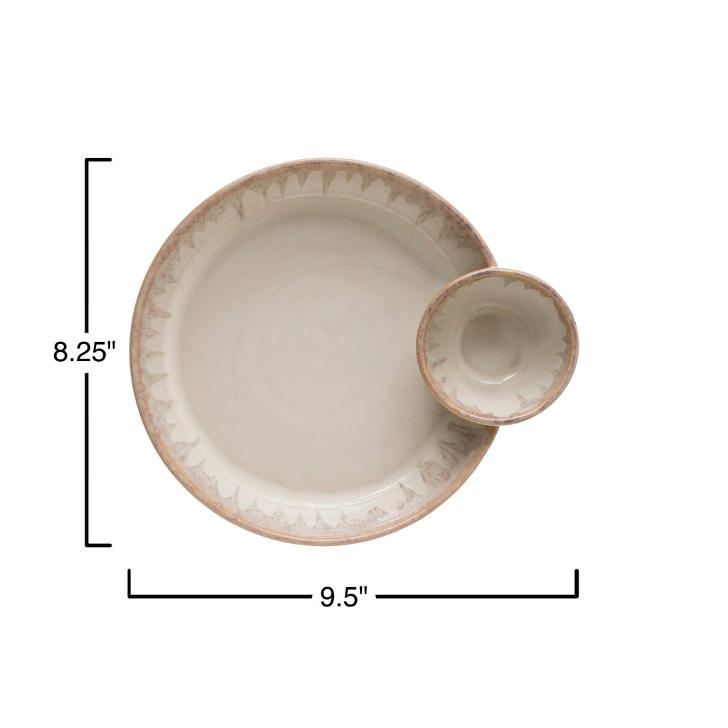 Serving Dish With Sections