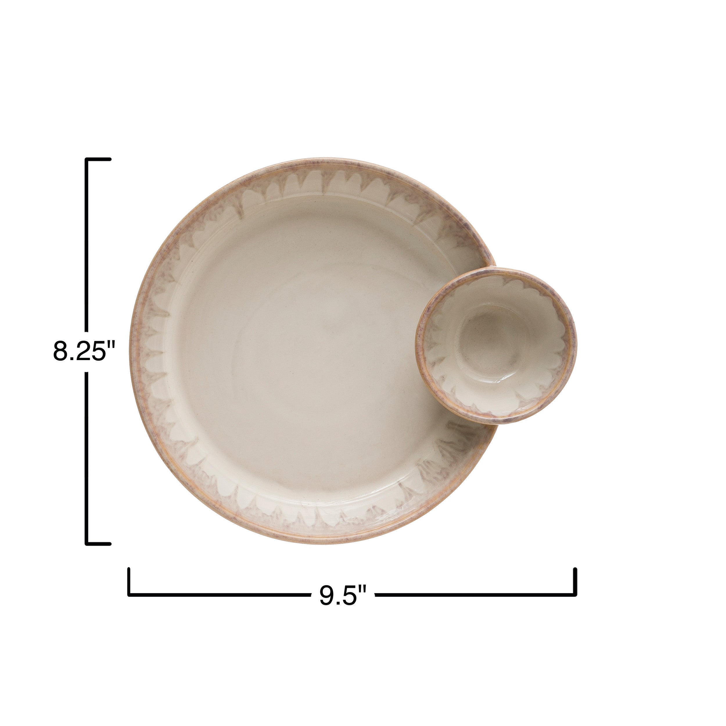 Serving Dish With Sections