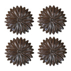 Brown Flower Shaped Plate