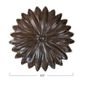 Brown Flower Shaped Plate