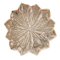 Cream Flower Shaped Plate
