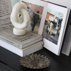 Brown Flower Shaped Plate