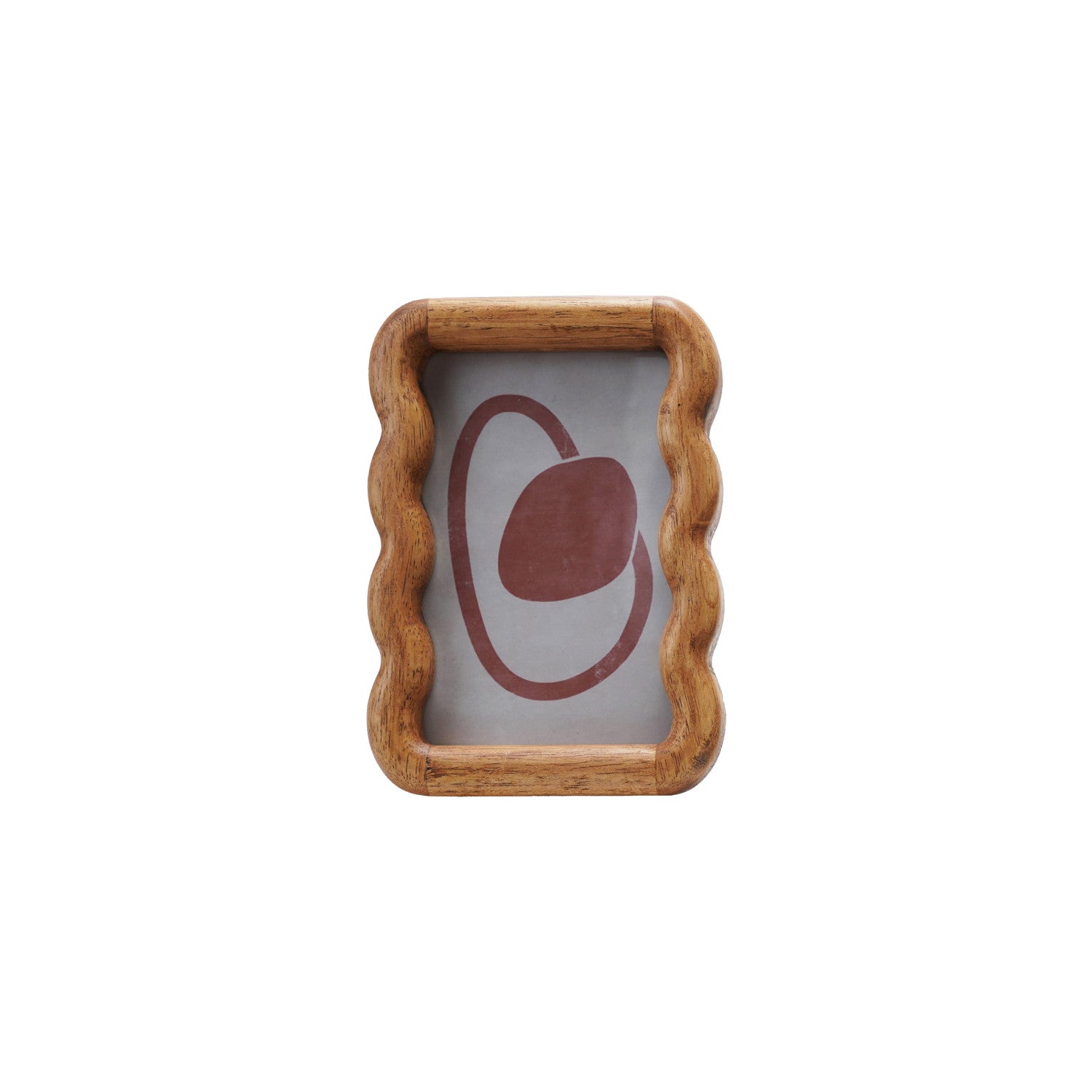 4"x6" Rubberwood Scalloped Photo Frame