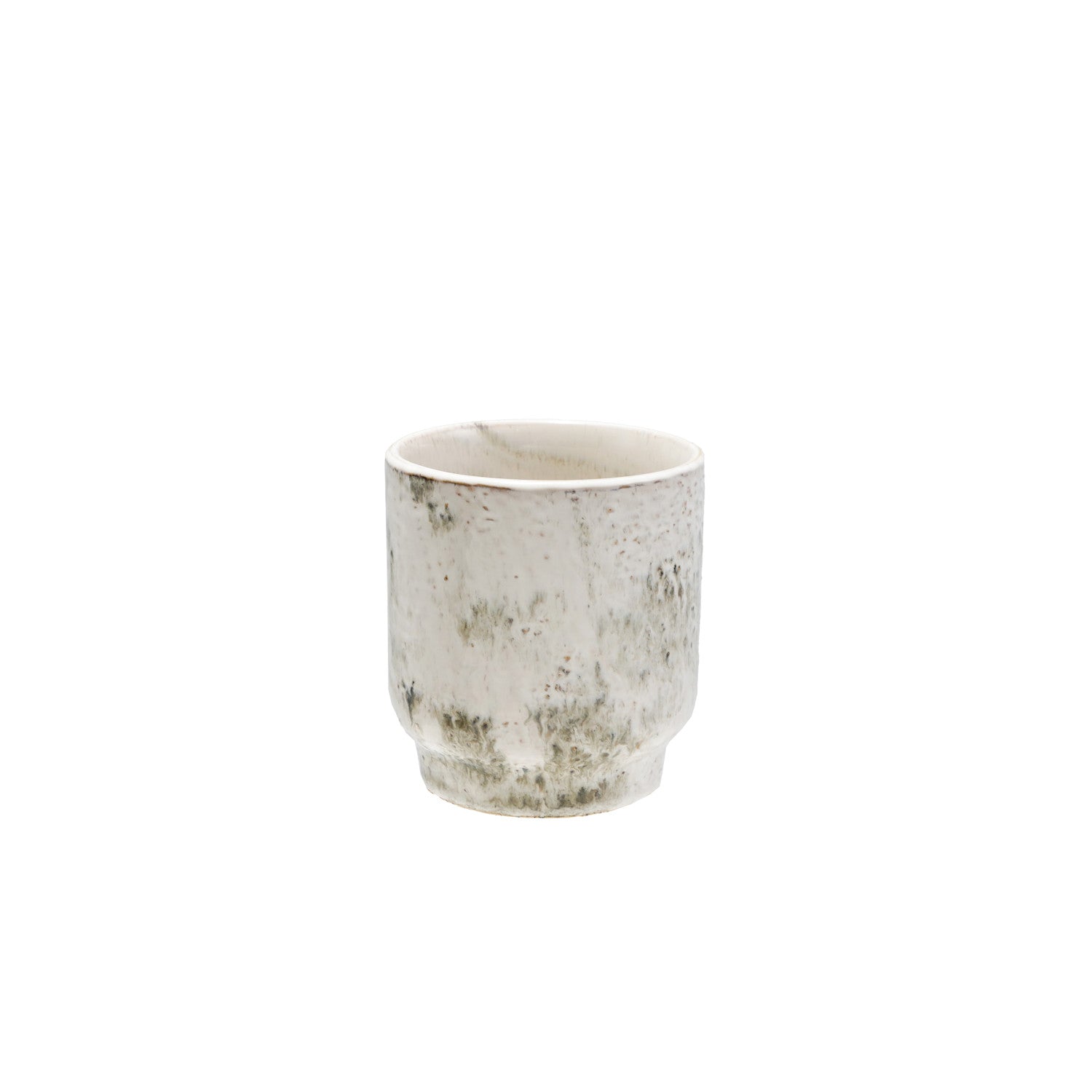 Blue & White Stoneware Planter