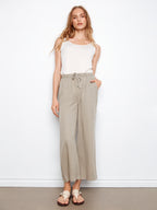 Abby Tencel Wide Leg Jogger Pants**
