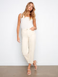 Charlie Barrel Leg Neutral Twill Pants