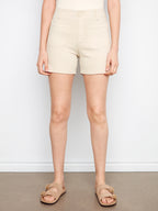 Luna Stretch Twill Shorts With Patch Pockets**
