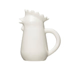 Stoneware Chicken Creamer