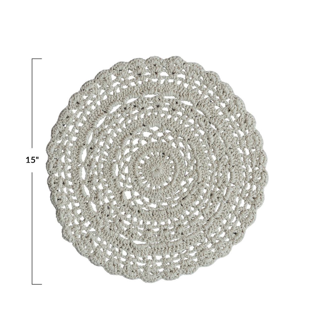 Recycled Crochet Placemat