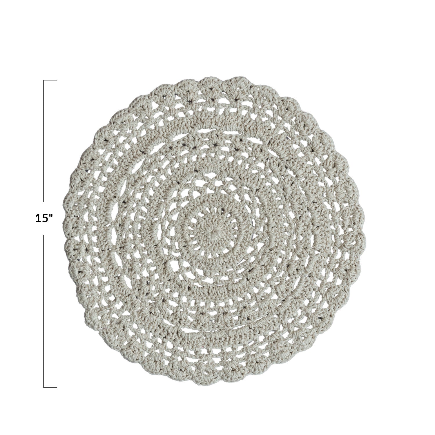 Recycled Crochet Placemat