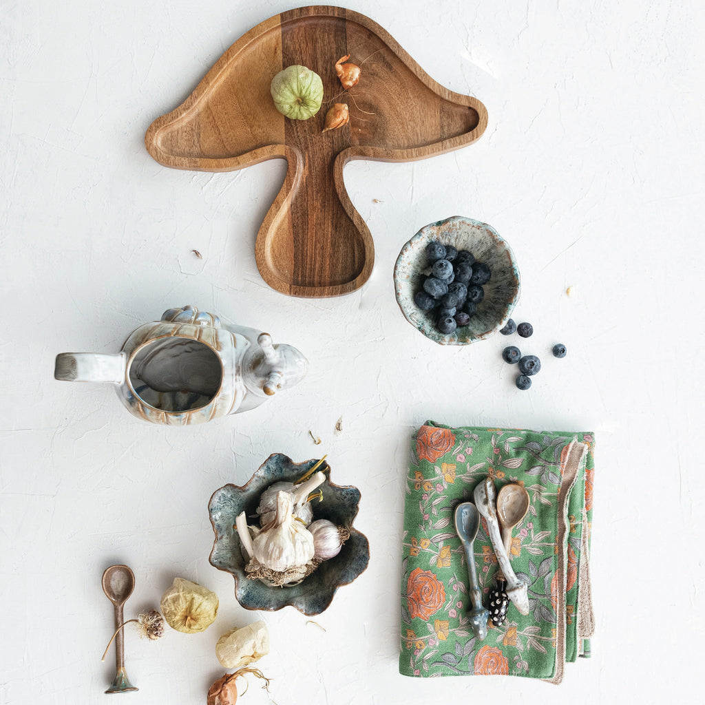 Flower Shaped Stoneware Bowl