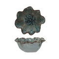 Flower Shaped Stoneware Bowl
