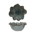 Flower Shaped Stoneware Bowl