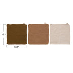 Cotton Knit Dish Cloths S/3