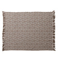 Jacquard Throw W/Floral Pattern
