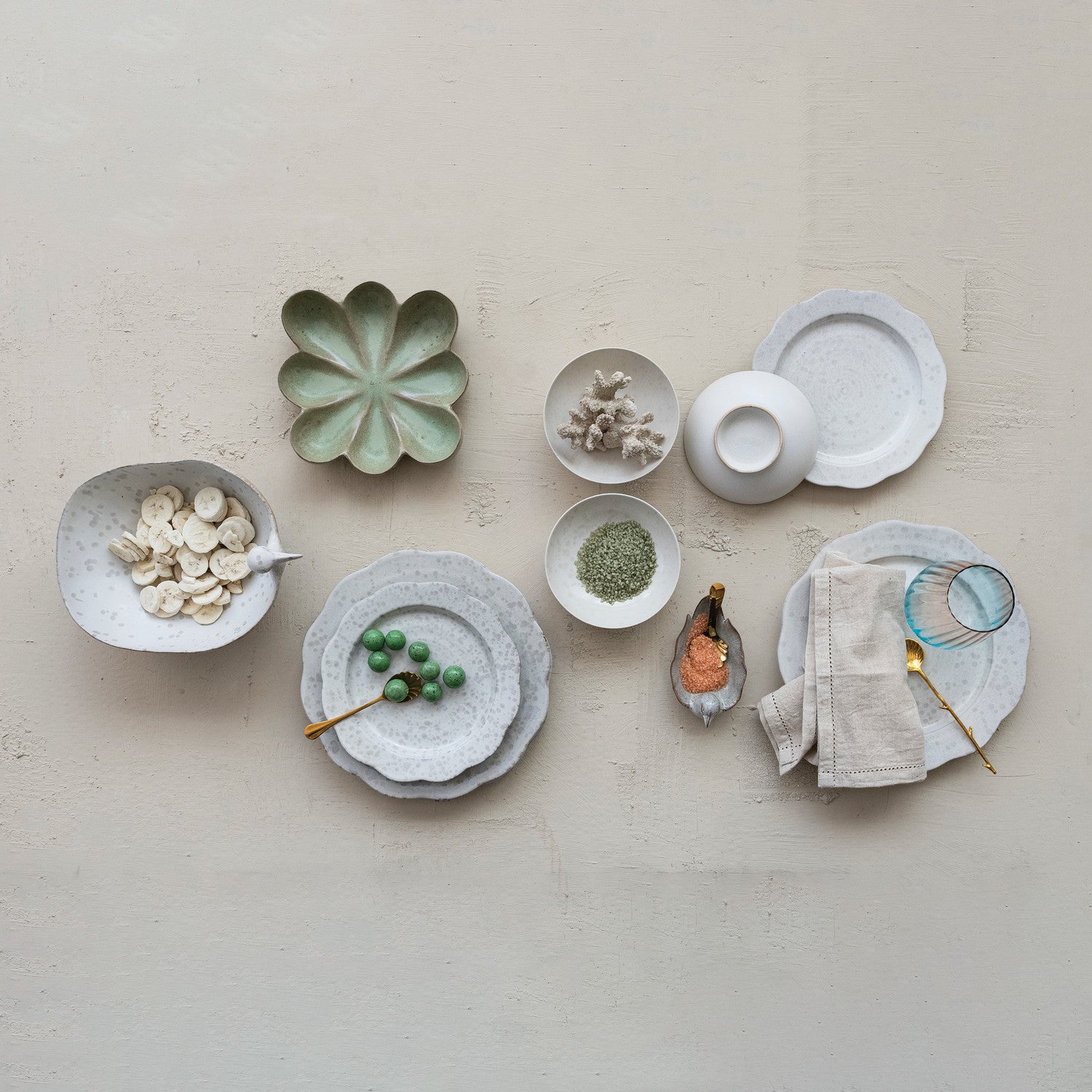 Bird Shaped Dish - White