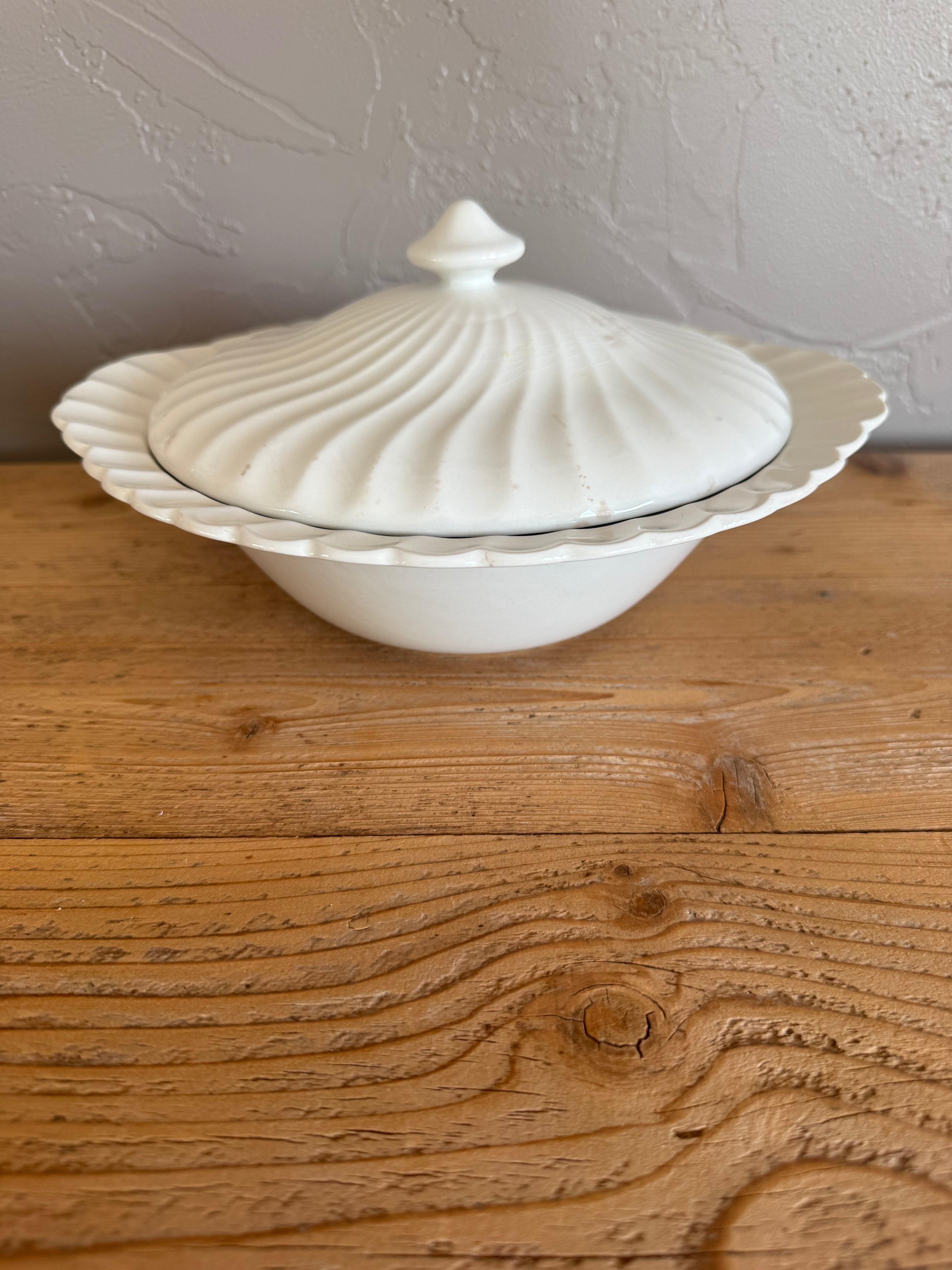 Vintage Ironstone Bowl/Cover