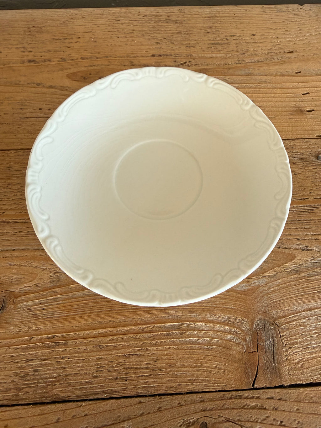Vintage Ironstone Pontesa Saucers Set 6