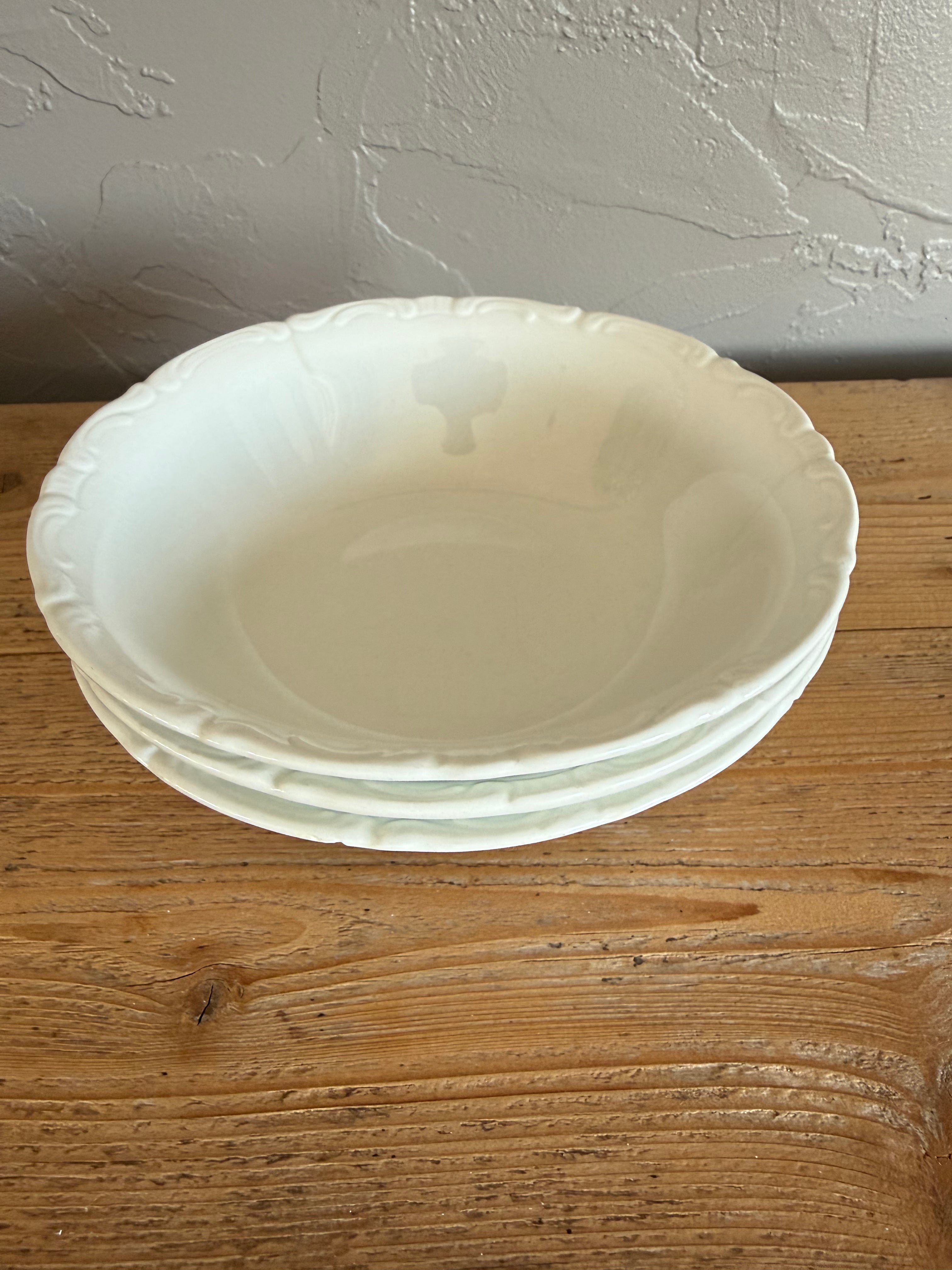 Vintage Ironstone Pontesa Bowls Set 3