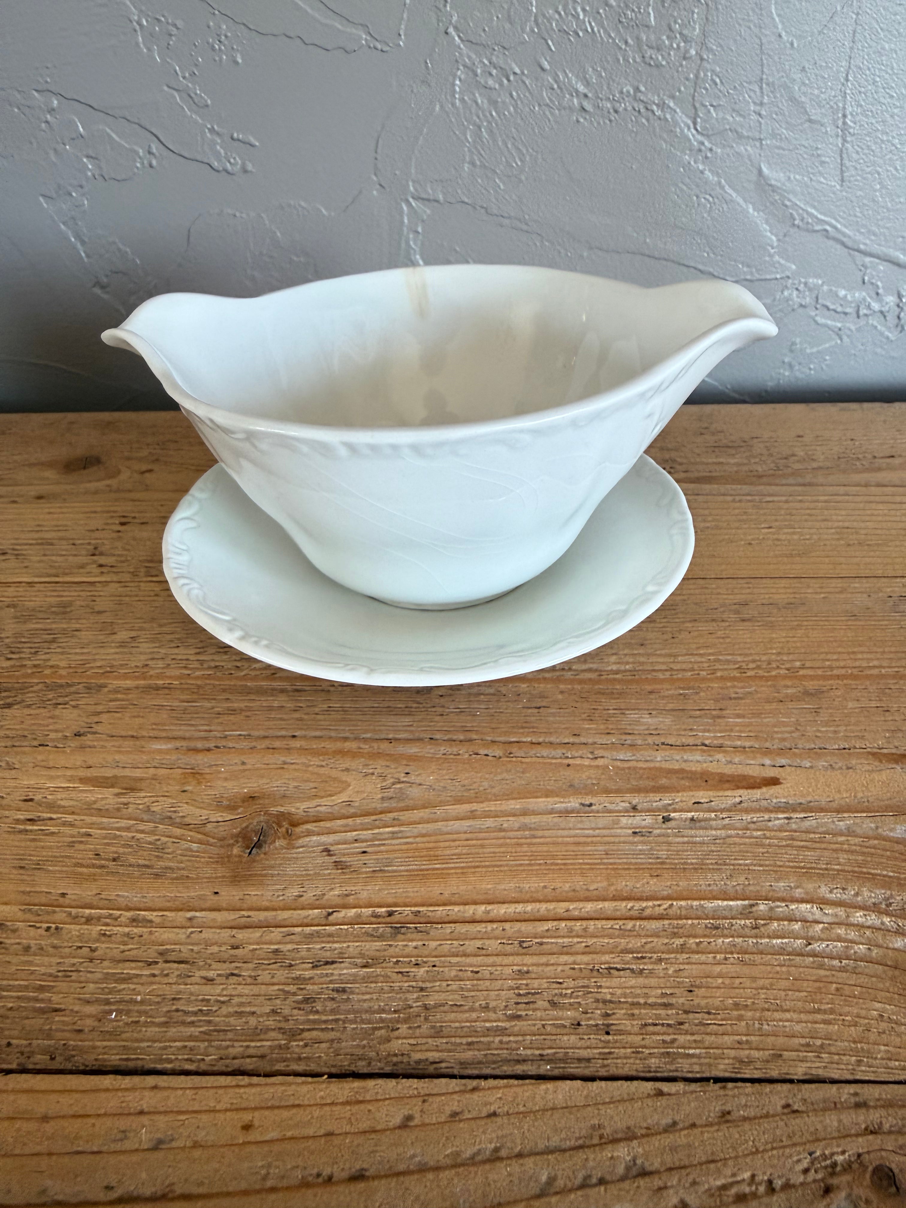 Vintage Ironstone Pontesa Gravy Boat