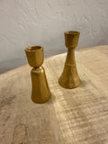 S/2 Gold Taper Holders