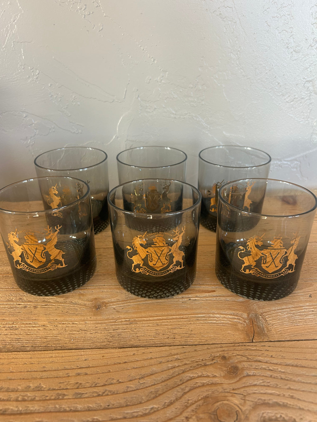 Vintage Ardchoile Set 6 Glasses