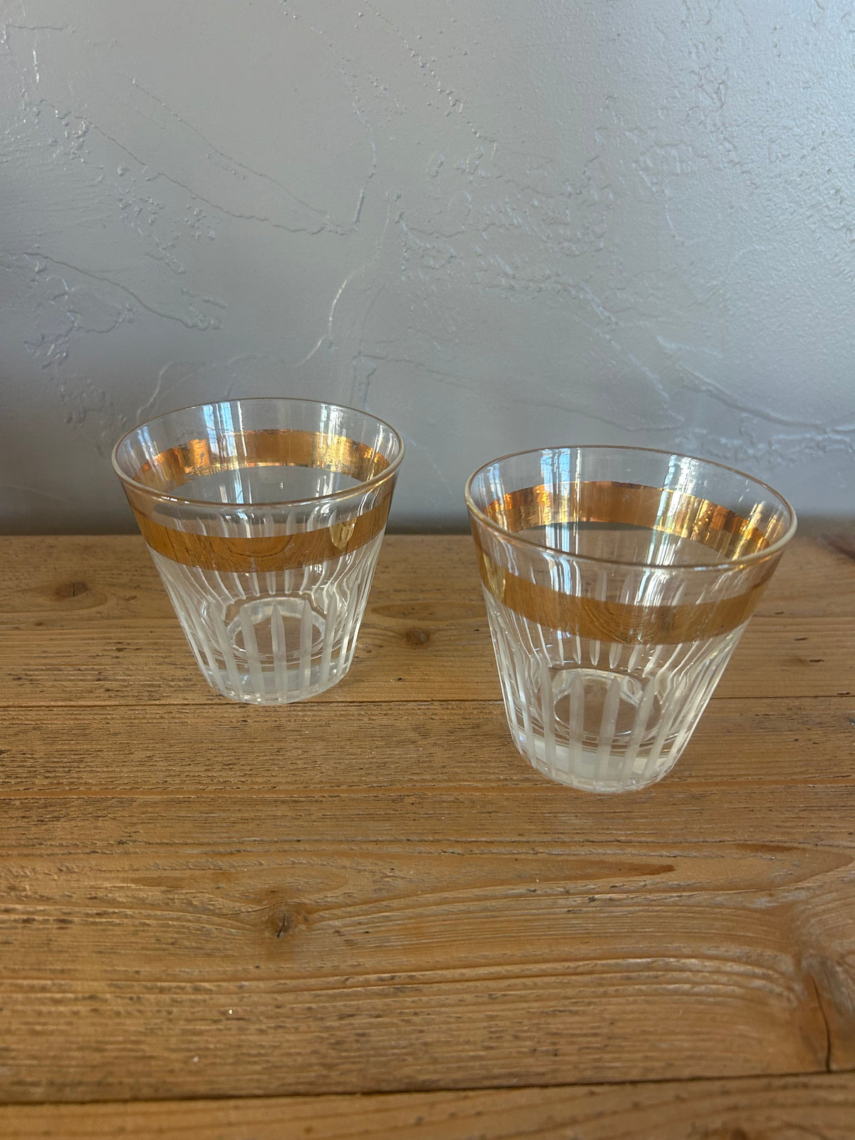 Vintage Whiskey Glasses Set 2