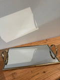 NV Gold Mirror Tray*
