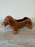 Vintage Dashound Planter